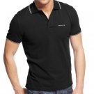 Armani Jeans Men's Slim-Fit Logo Cotton Polo - Black - Large size