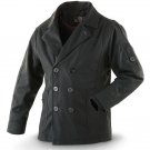 Sportier Men's Wool Blend Naval Pea Coat - L (BNWT)