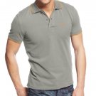 Armani Jeans Men's Slim-Fit Logo Cotton Polo - gray - S