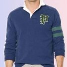 Ralph Lauren Men's Cotton Long-Sleeved Rugby Shirt - M