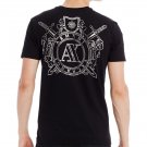 Armani Exchange Men's Shielded Logo Crewneck Pima T-Shirt - M