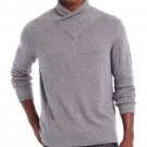 Armani Exchange Men's 100% Suede Elbow Patch Shawl Sweater - L