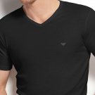 Armani Men's Emporio Armani Cotton Chest Logo Vneck Tee - S