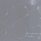 60- Clear Epoxy Adhesive Bottle Cap Stickers / Domes / Bubbles