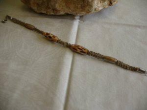 Bone Hemp Bracelet