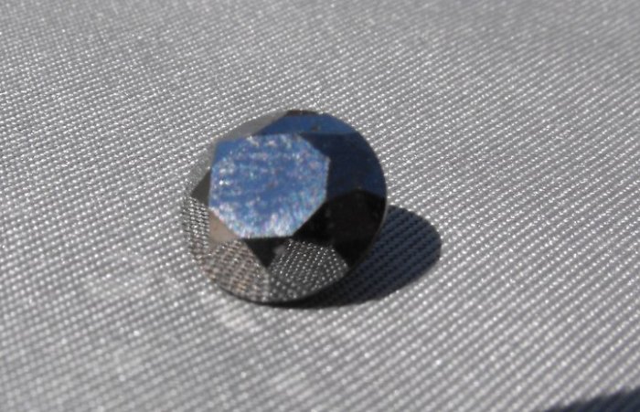 100% Natural Untreated HUGE Black Diamond 2.28 ct