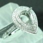 Solid 3.53grams 14K Gold .48cts Diamond Ring Mount