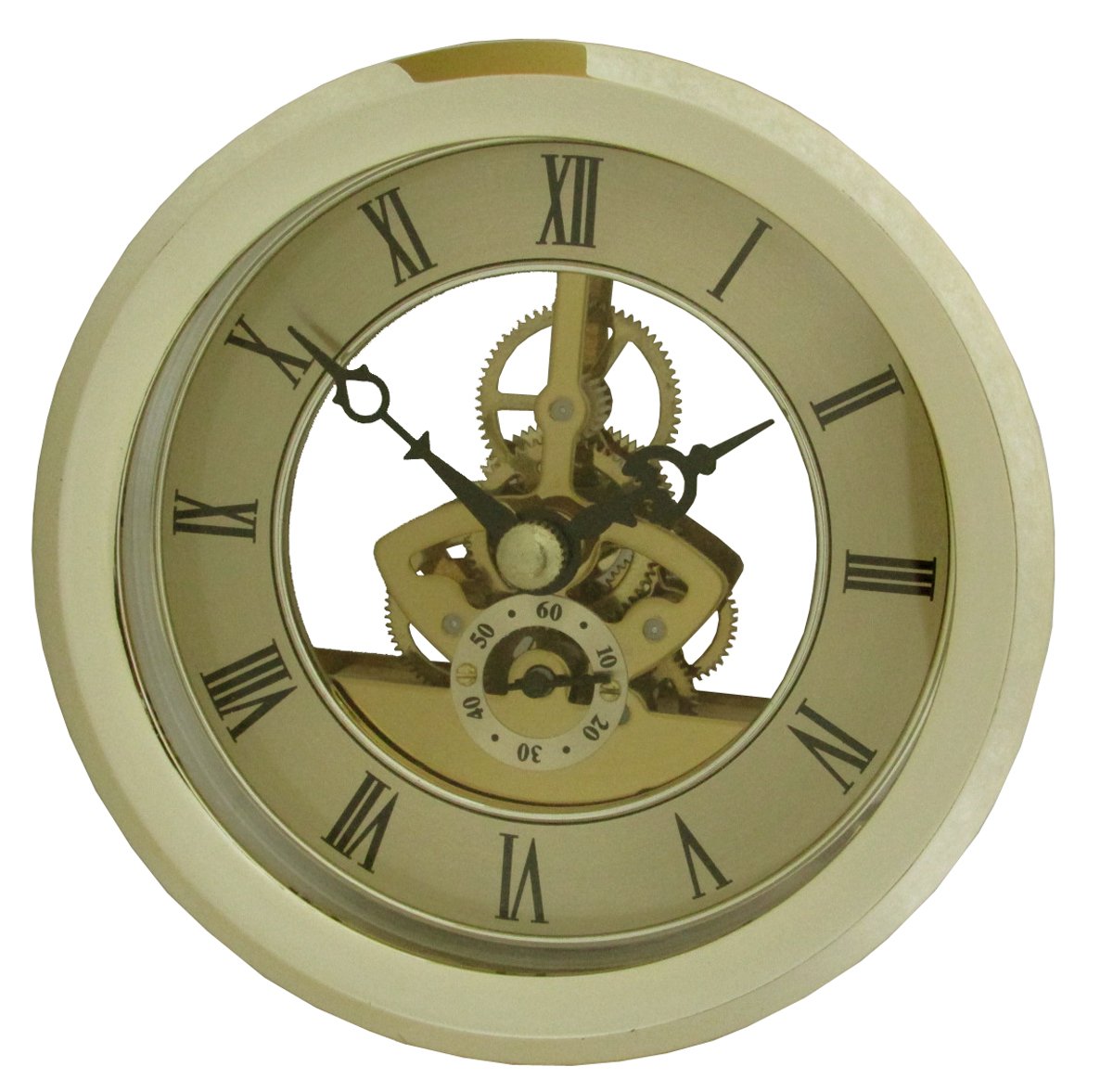 NEW 4" Anniversary Quartz Skeleton FitUp Clock Movement (MST130)