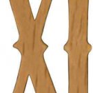 Wood Cuckoo Clock Numbers  - 9/16" (14mm)