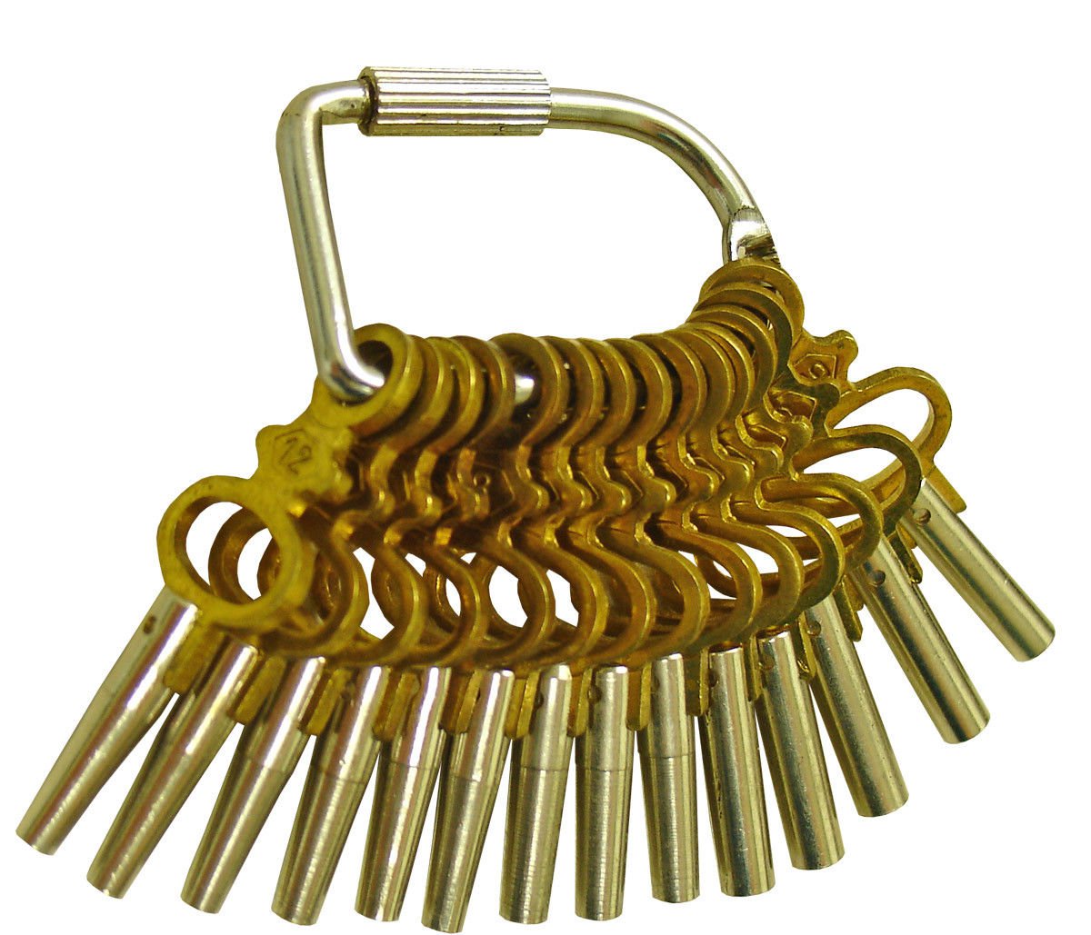 New Pocket Watch Winding Keys 14 pc set KWA14