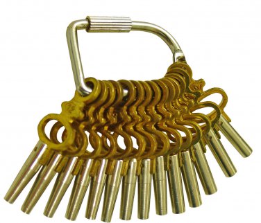 New Pocket Watch Winding Keys - 14 pc set  KWA-14