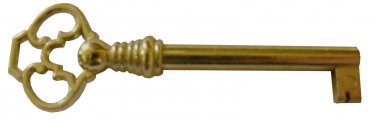 Door Key for Clocks or China Cabinets - Size 3-1/8" (HKY-124)