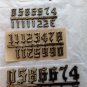 5/8" Old English Clock or Craft Numerals -Numbers 1-12 - N0112-58