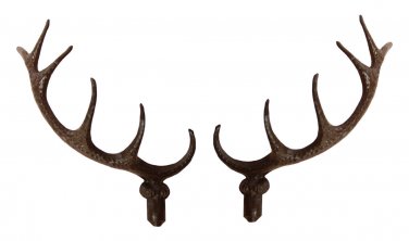 Cuckoo Clock Deer Antlers - 4" (102mm) - Plastic Antlers - CC-278