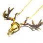Mafia Jewellery Stag Head Pendant and Chain