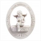 Cherub 'welcome' Plaque