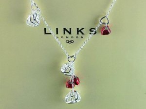 "LONDON LINKS"  2011 collection 925 Sterling silver  links necklace
