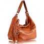 Italian Genuine Leather Brown Women Handbag