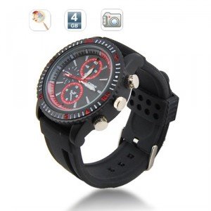 4GB High Definition Waterproof Digital Video Watch With Webcam