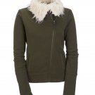 Aeropostale Womens Faux Fur Sherpa Aviator Flight Jacket Winter Coat XXL 2XL New