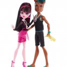 RARE SOLD OUT Monster High Music Festival 2 Doll Set Draculaura and Clawd Wolf Mint New in Box