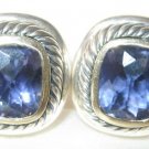 DAVID YURMAN ALBION IOLITE PURLE POST EARRINGS