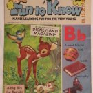 Walt Disney Fun to Know Magazine