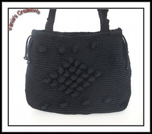 Black partial Bubble Bag