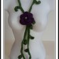 Purple Rose Necklace