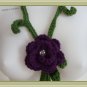 Purple Rose Necklace