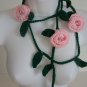 Pink Roses Necklace