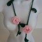 Pink Roses Necklace