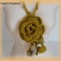 Golden Rose Necklace
