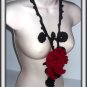 Red and Black Necklace