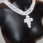 White Cross Necklace