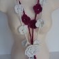 Pink and White Flower Necklace