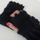 Black Fingerless Gloves