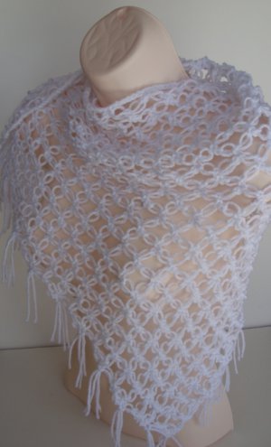 fantasy Shawl White