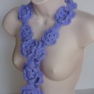 Lavender Flower Lariat/Scarf