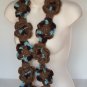 Multicolor Flower Lariat/Scarf