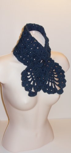 Blue Necktie/Neckwarmer