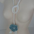 Classic White w/ green flower