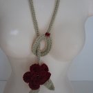 Classic Tan w/ red flower