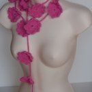 Pink Bunch Flower lariat
