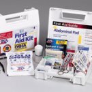 10 Person- 62 piece First Aid Kit Plastic Case w/ Dividers