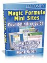 Magic Formula Mini Sites eBook