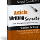 Article Writing Secrets eBook