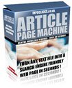 Article Page Machine