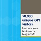 50,000 High Traffic GPT Visitors to Promote Your Website