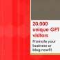 20,000 Unique and Real Visitors to Your Business or Blog Website